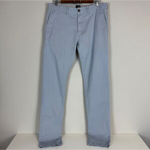 J. Crew Factory Flex Driggs Slim-fit Light Blue Chinos 32x34